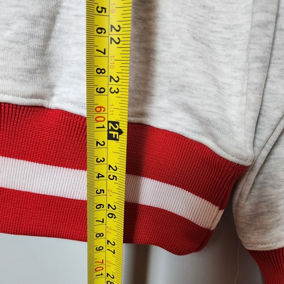 NBA Toronto Raptors Sweater Light Gray and Red Medium - Picture 5 of 16